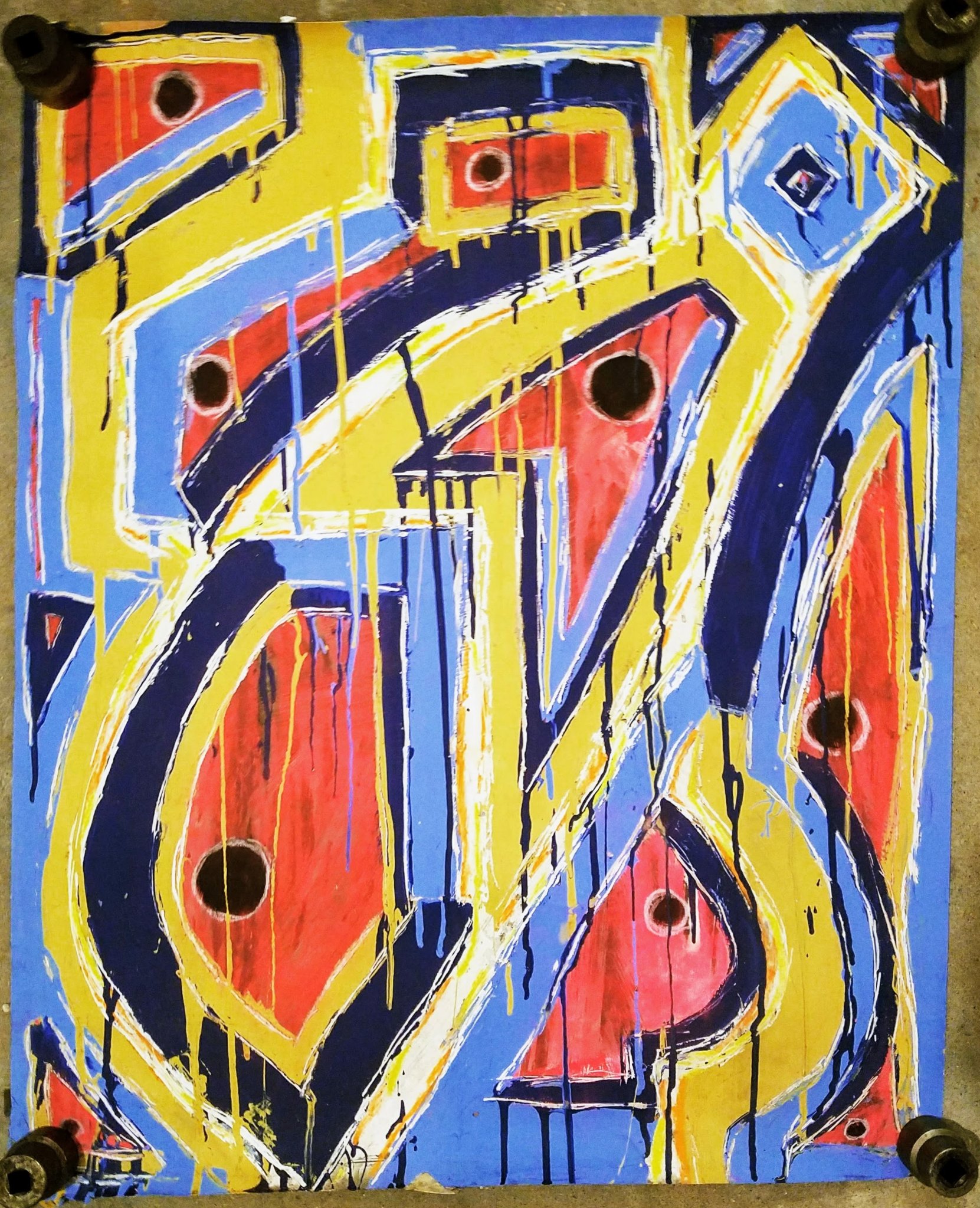 Untitled — acrylic on paper