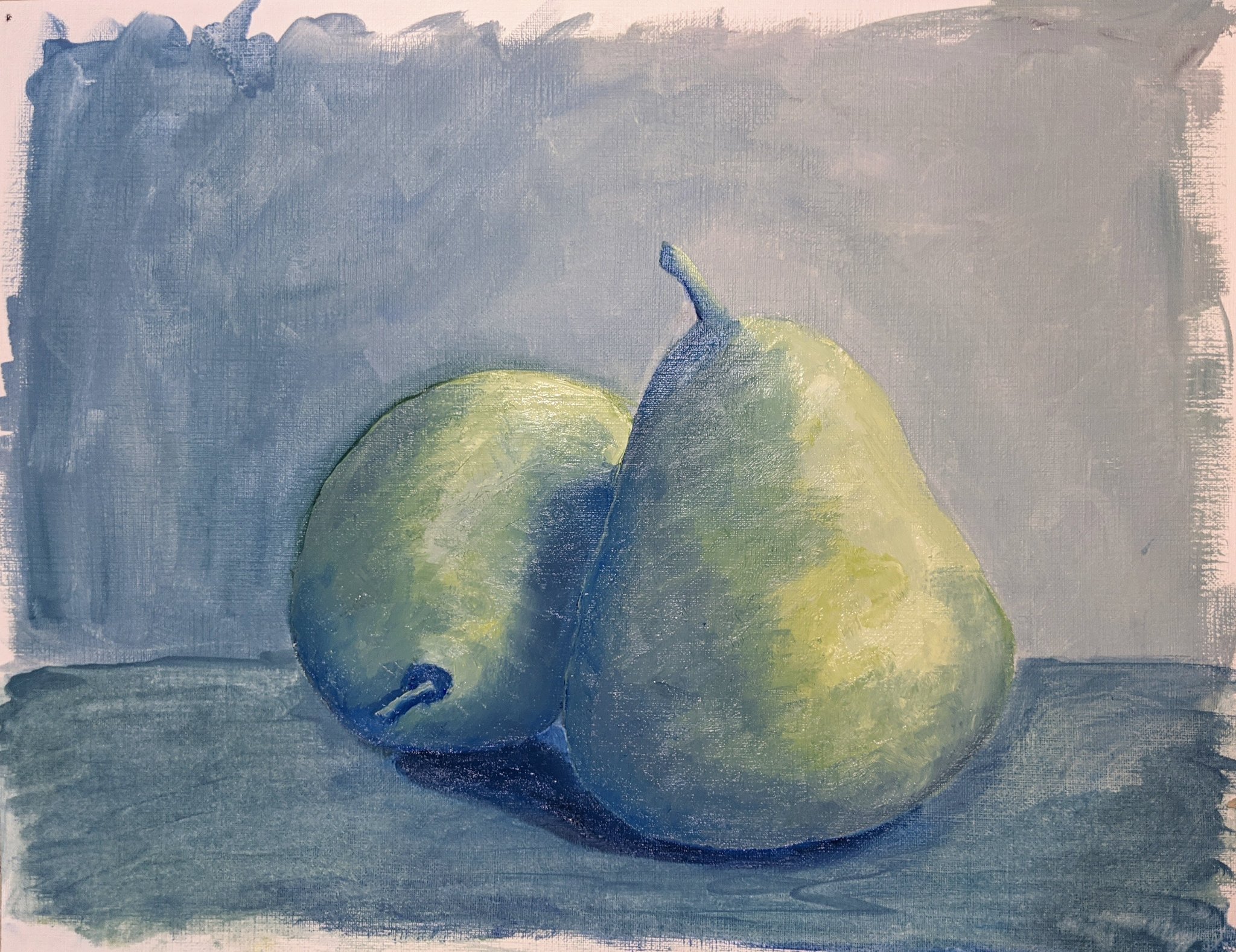 Pears — oil on canvas